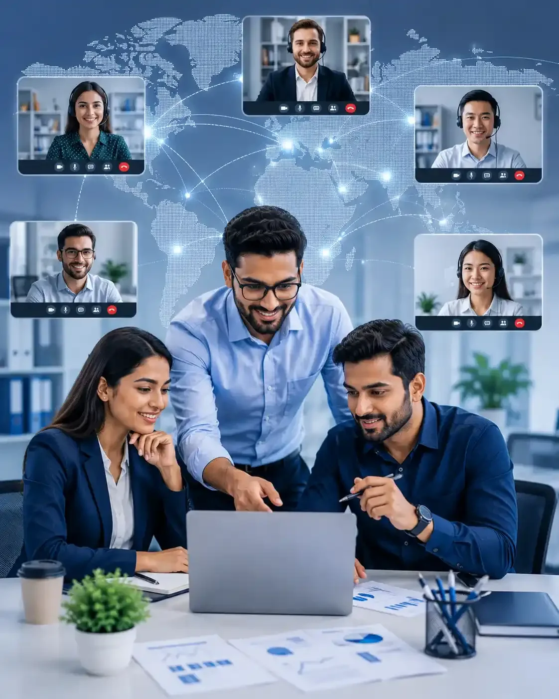 Professionals connected through HireProo's global staffing network